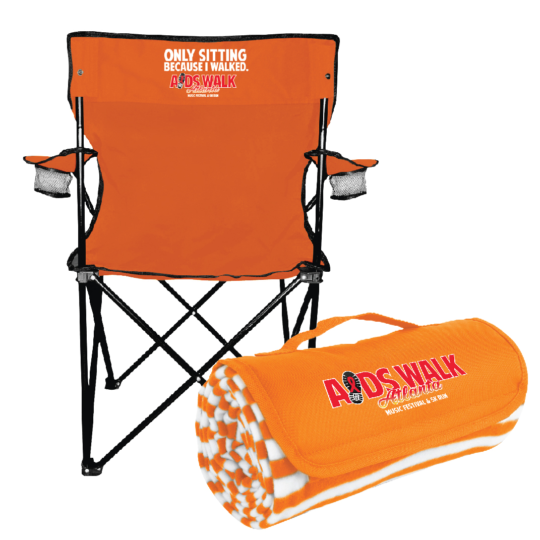 Picnic towel with chair