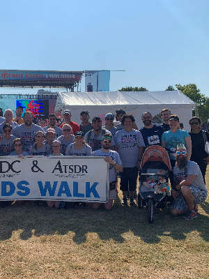 CDC/ATSDR AIDS Walk Team with Alan